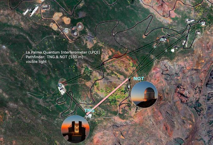 La Palma conectará varios telescopios con tecnología cuántica para observar el universo con una precisión inédita