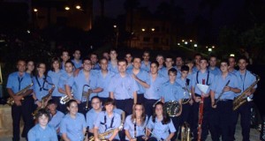 Bandas de Alcolea, Alhama y Roquetas llenan el Anfiteatro de Roquetas