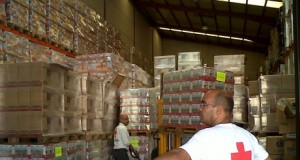 Cruz Roja de Almería distribuye medio millón de kilos de alimentos
