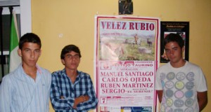Los jóvenes de la Escuela Taurina de Almería protagonizan el cartel en Vélez Rubio