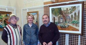 Ángel Alcántara muestra su pintura costumbrista en Roquetas