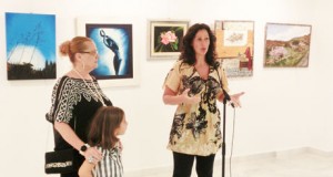 Los artistas de la Asociación Indalo muestran su obra en Alfareros
