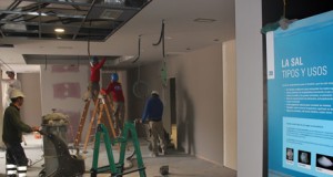 Las obras del Aula del Mar de Roquetas, en su última fase