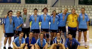 Las chicas del balonmano de la UAL, subcampeonas de España ante la UCAM