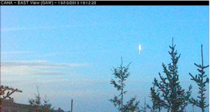 La caída de un meteorito, tras el origen de las 'luces extrañas' del sábado pasado en Almería