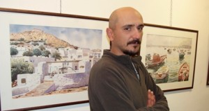 Carlos Romera muestra sus acuarelas en el centro social y cultural de El Parador
