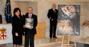 Una pintura de Manuel Jesús Obregón, imagen de la Semana Santa 2014 de Almería