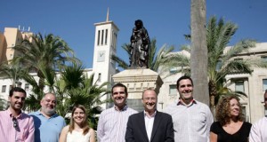 La estatua de la Caridad ya está en la Rambla