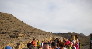 Almería inicia el programa senderista de 2013 en la Cala del Plomo