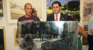 David Escarabajal gana el Certamen de Pintura Rápida de Berja