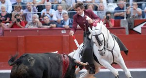 Pablo Hermoso de Mendoza, lección de rejoneo en Almería