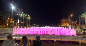 Almería luce de morado contra la explotación sexual