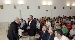 Almería despide a los jóvenes que visitarán Benedicto XVI la próxima semana en Madrid