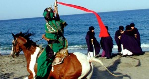 Las huestes cristianas están listas para recibir el ataque de los moros