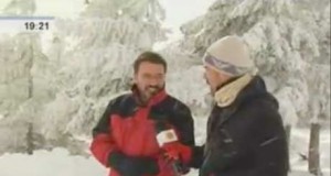 Un video muestra el frío, la nieve y las lluvias en Calar Alto