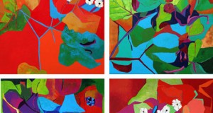 La buganvilla y sus colores protagonizan la última muestra de Santiago Gargallo en Vera