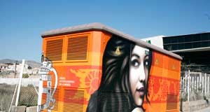 Más arte urbano cubrirá los transformadores eléctricos de Almería